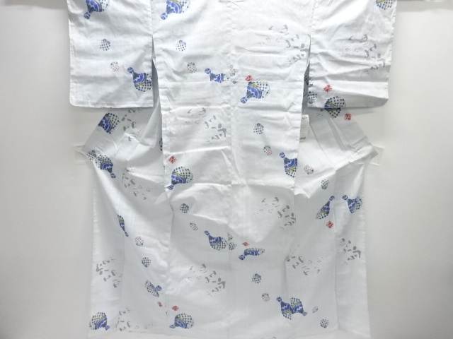 Japanese Kimono / Tsumugi Omeshi Cotton